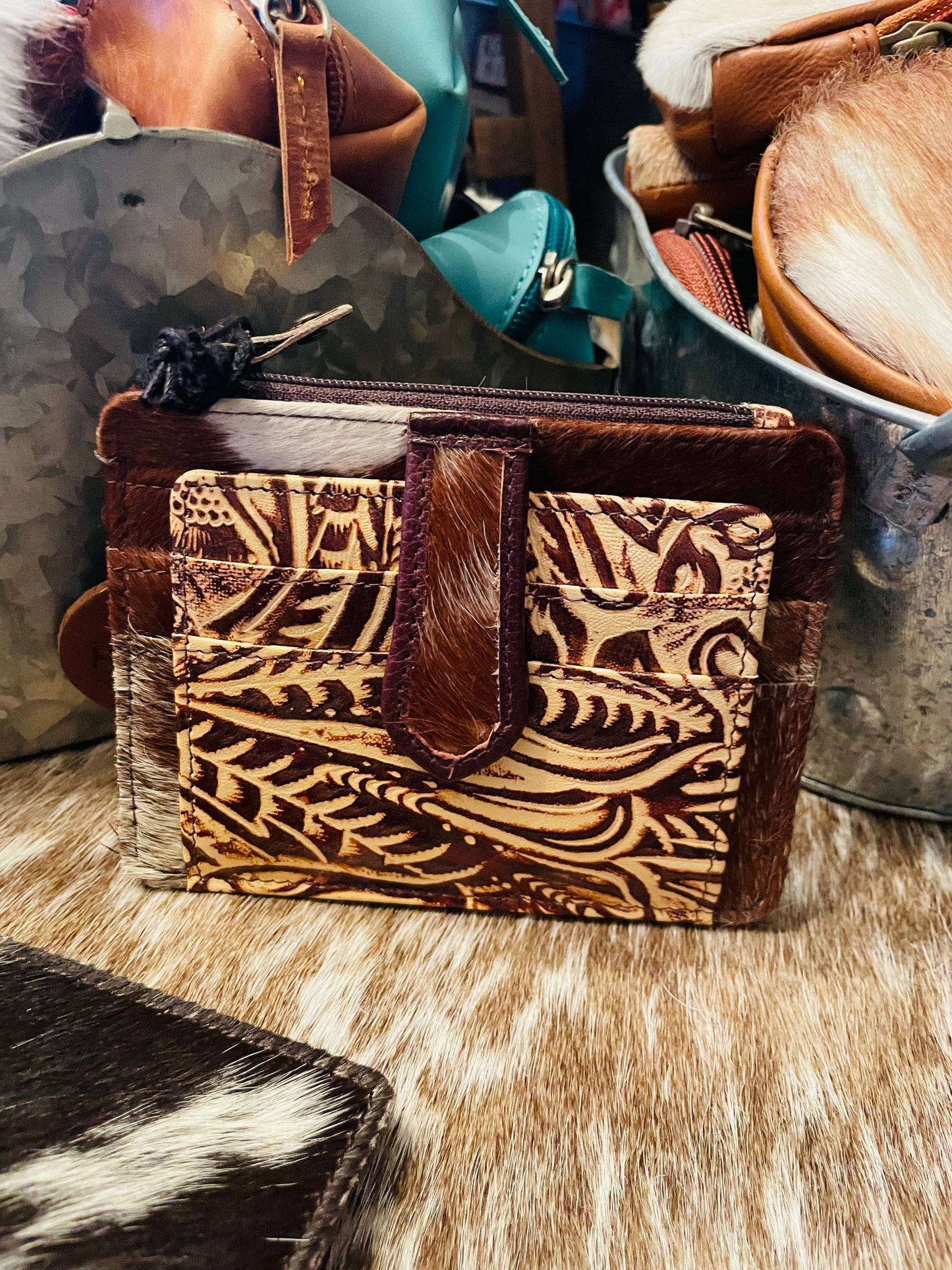 Cowhide Cardholder Wallet