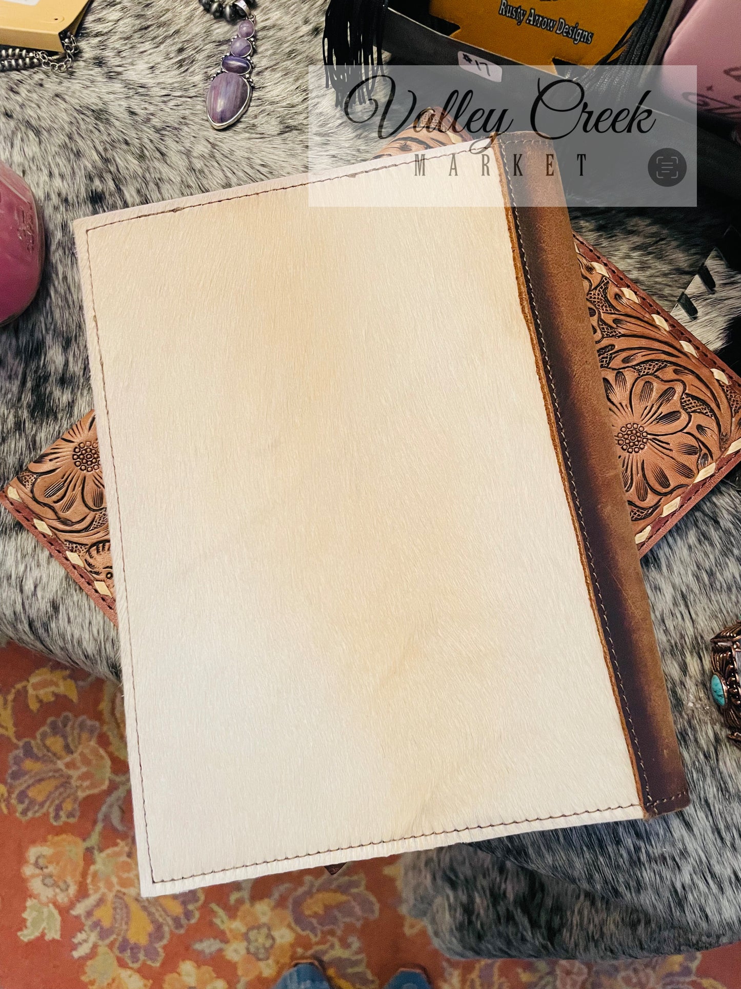 Cowhide Journal Cover