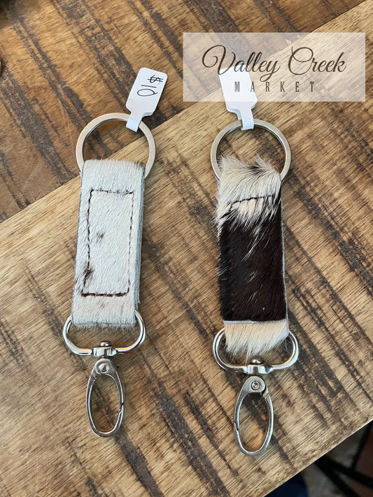 Small Cowhide Keychain