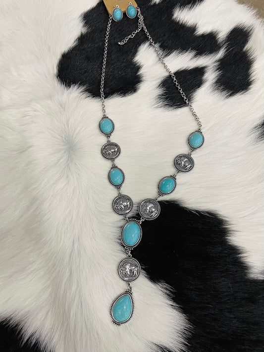 Buffalo Lariat Necklace