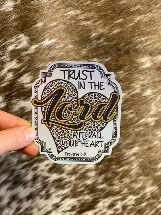 Trust In Lord Sticker