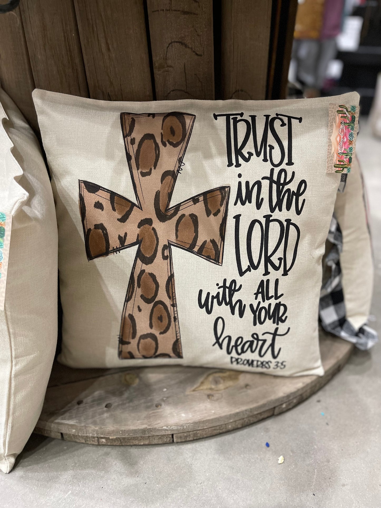 Trust in the Lord Extra Large Pillow Cover