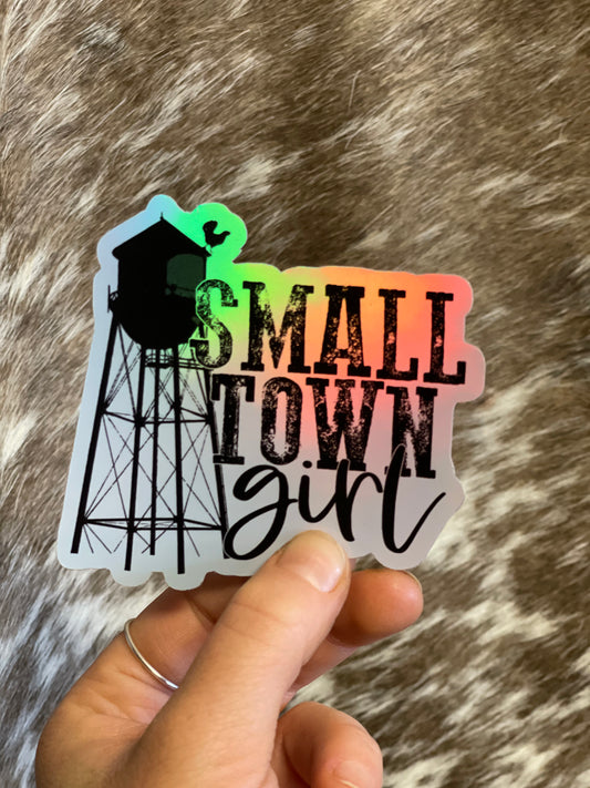 Small Town Girl Sticker