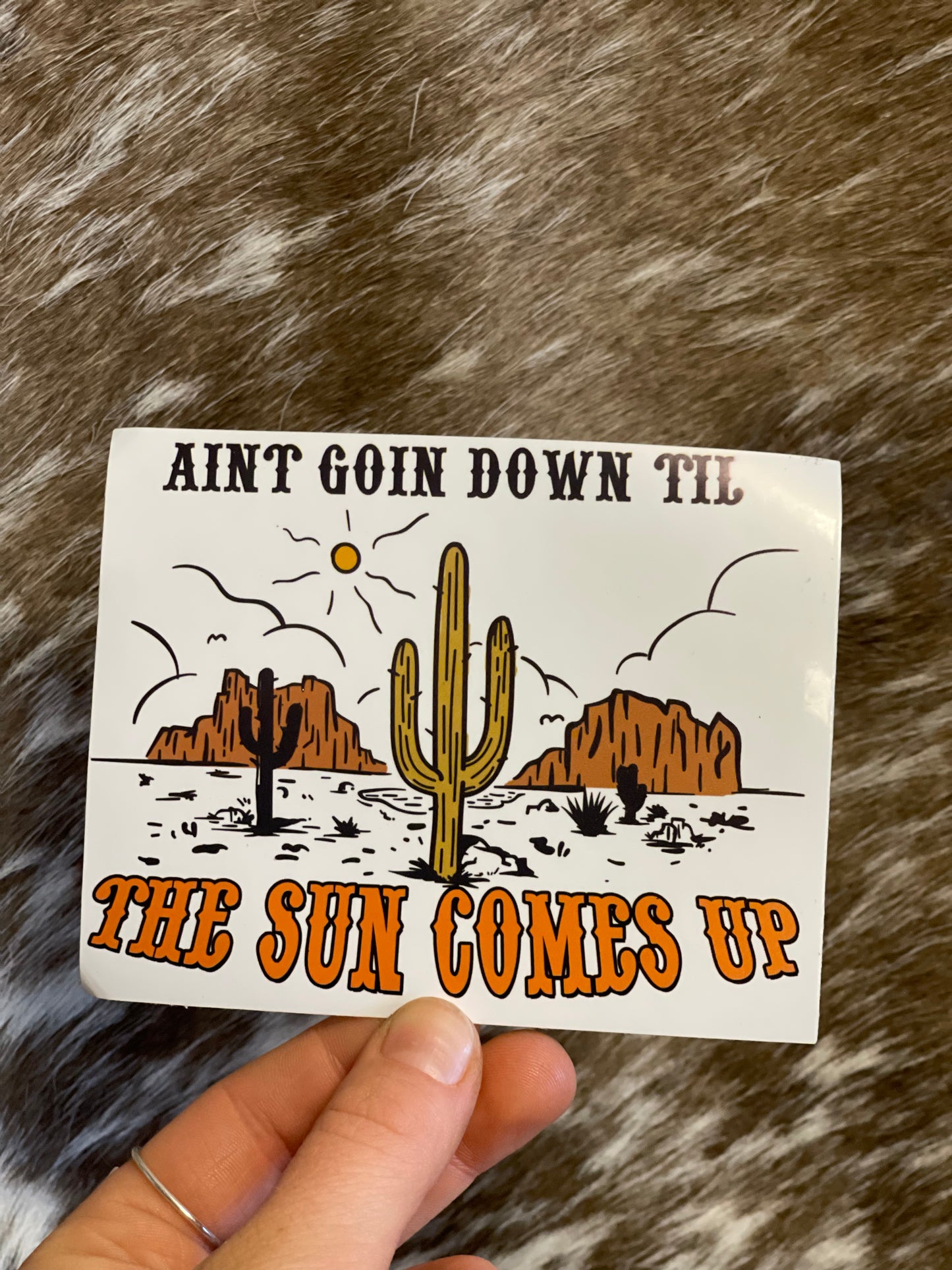 Cowgirl Up Sticker