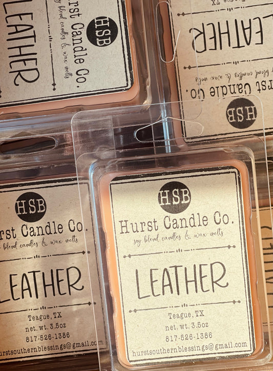 Leather Scented Wax Melts