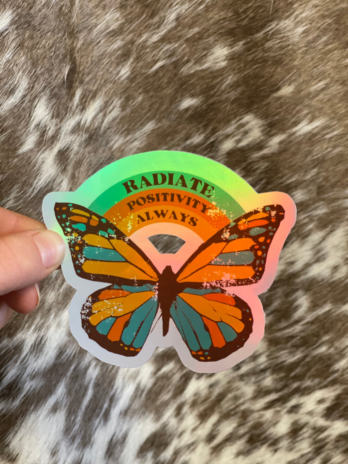 Butterfly Positivity Sticker