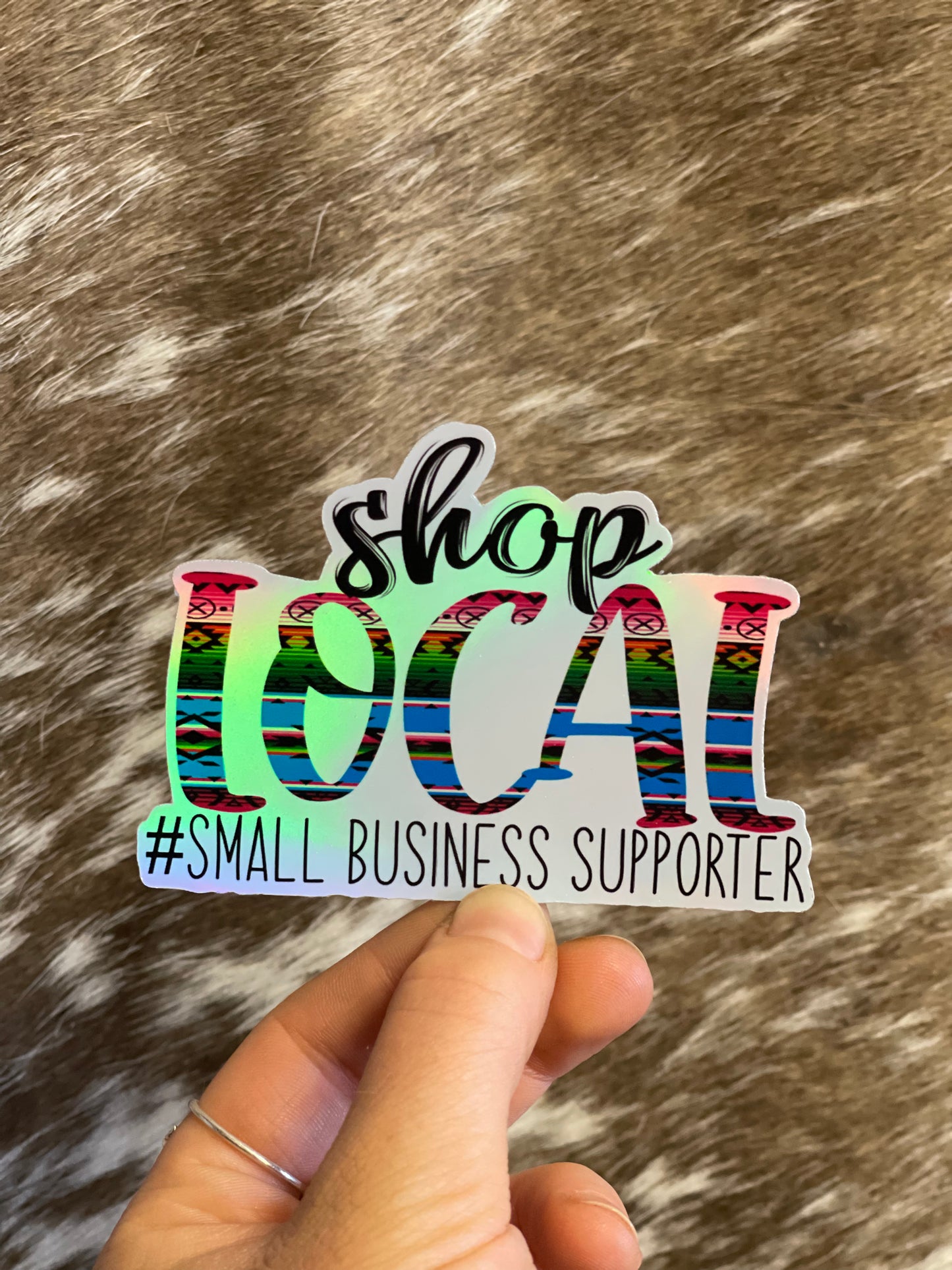Shop Local Small Business Sticker