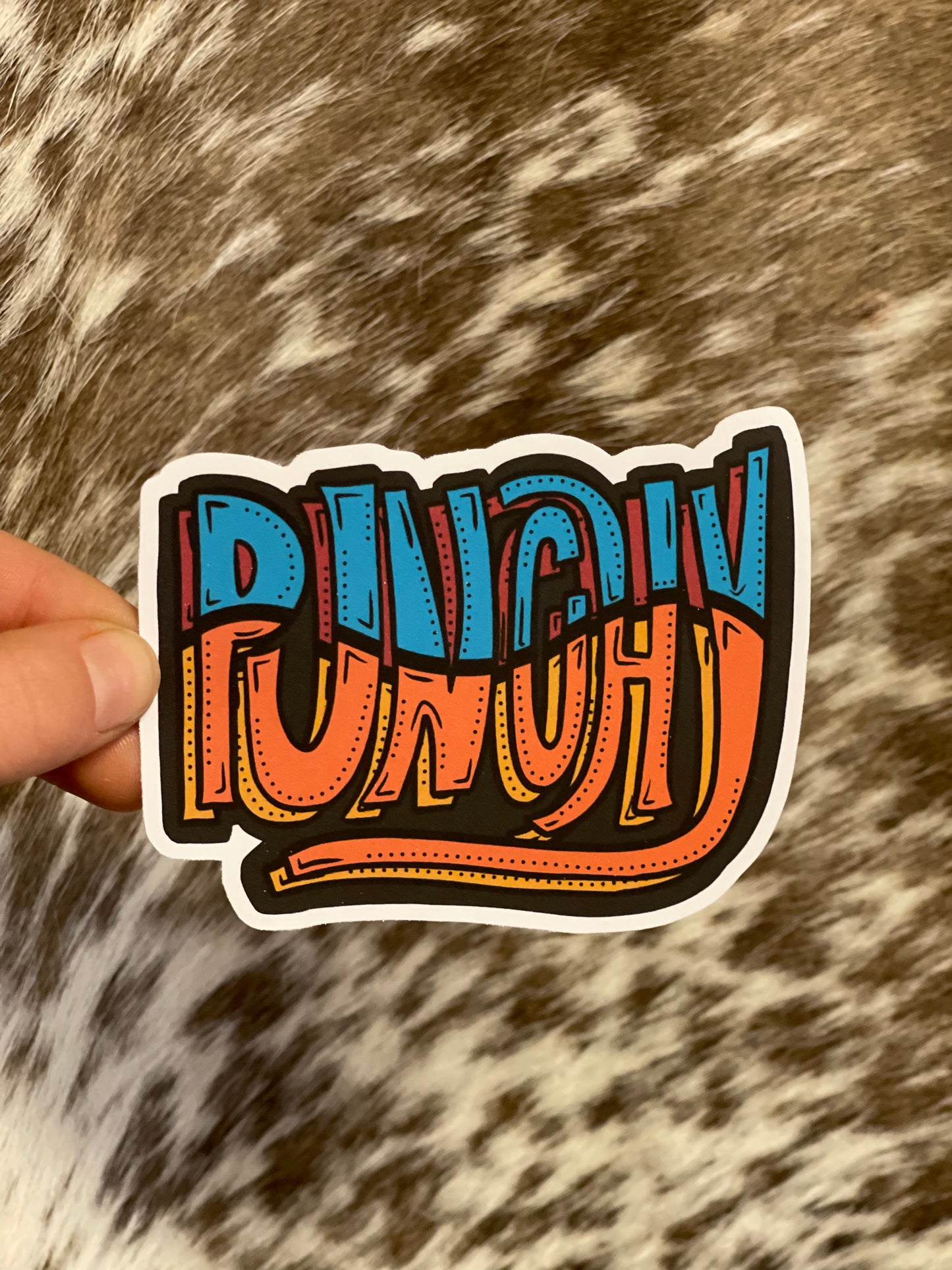 PUNCHY Sticker