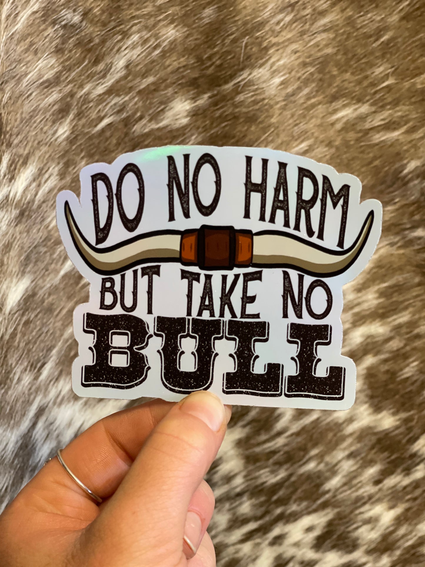 Take No Bull Sticker